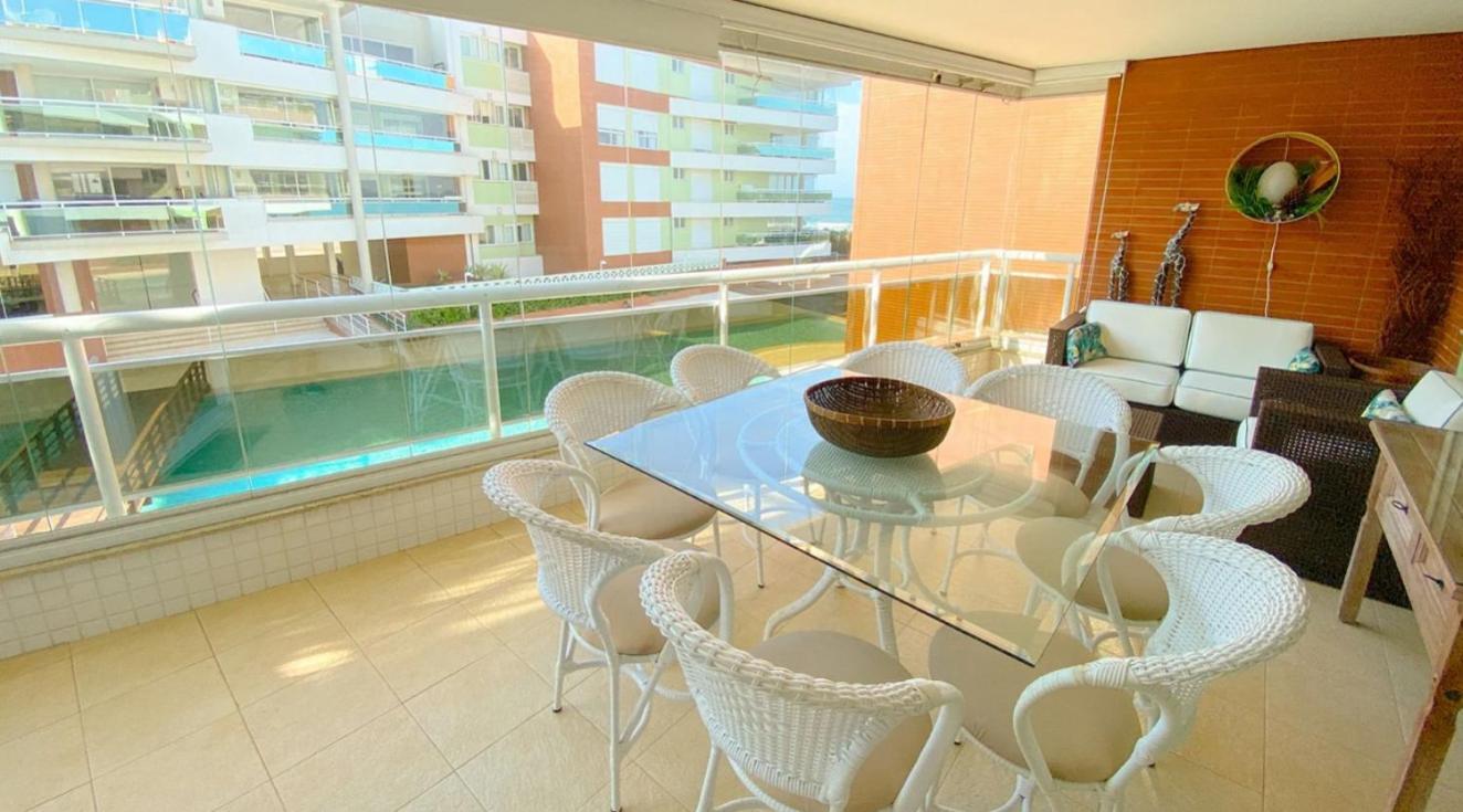 Apartamento Com Vista Para O Mar No Aguas Da Brava Residence Florianopolis Bagian luar foto